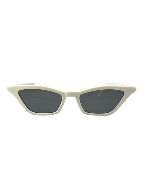 Occhiali da sole stile cateye bianchi Bluelight Capri Eyewear | LILLYBIANCOLENTEGREYPOL